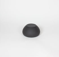 Japanese Tokoname Ceramic Tea Cup, Unglazed Iron Black