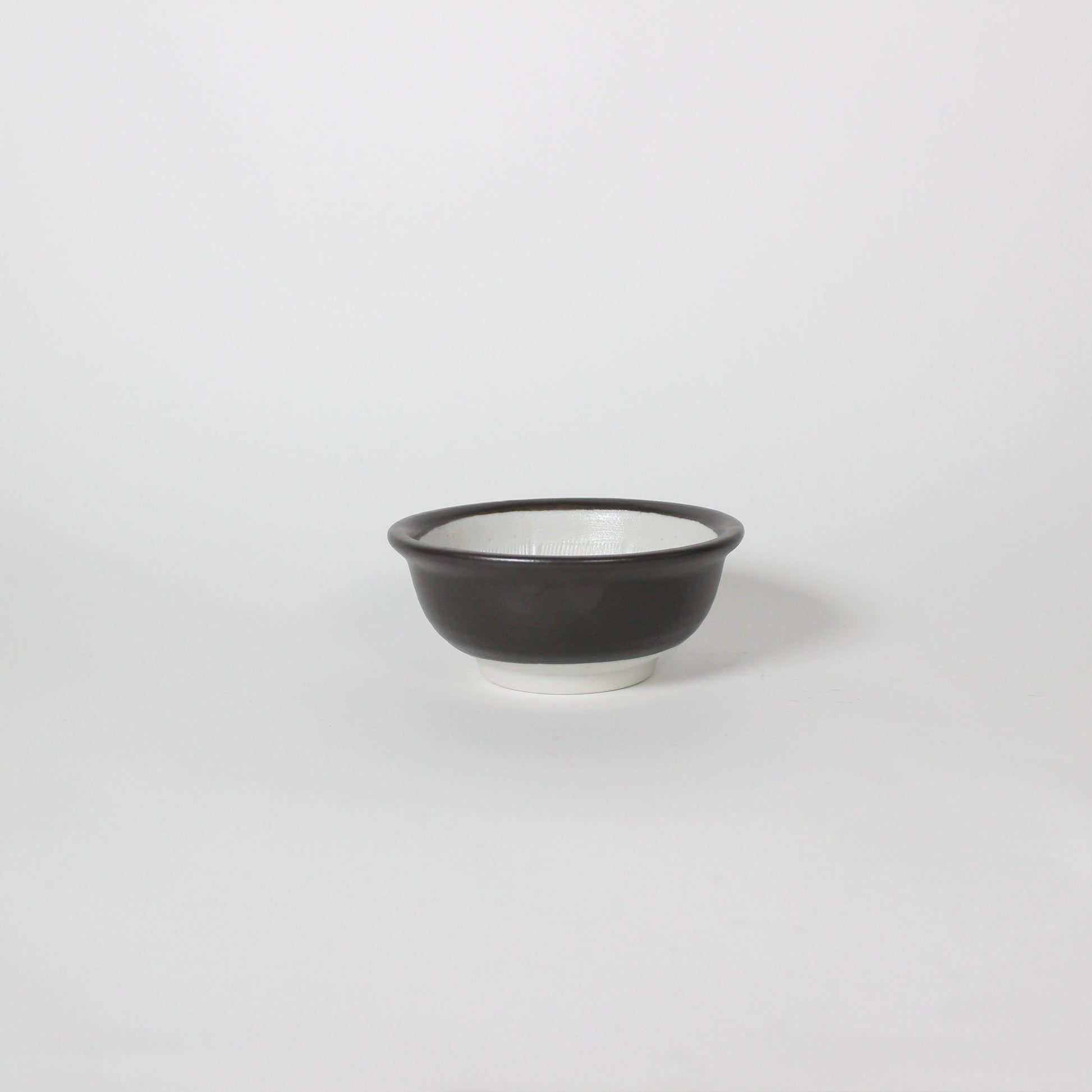 Japanese Mino-ware Ceramic Mini Mortar, Black