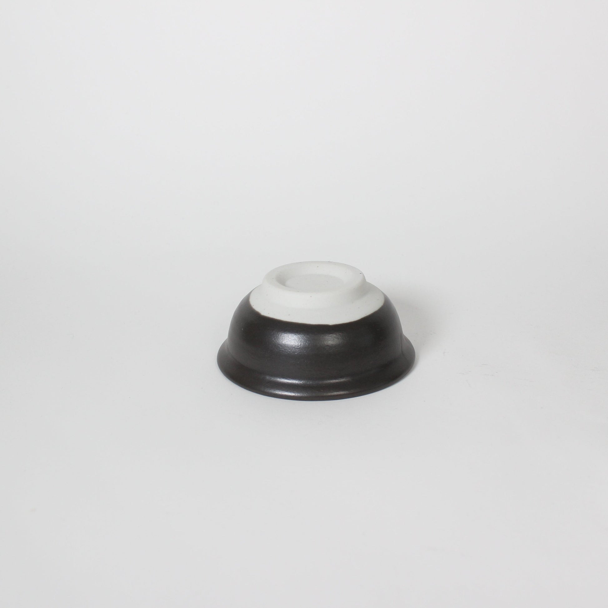 Japanese Mino-ware Ceramic Mini Mortar, Black