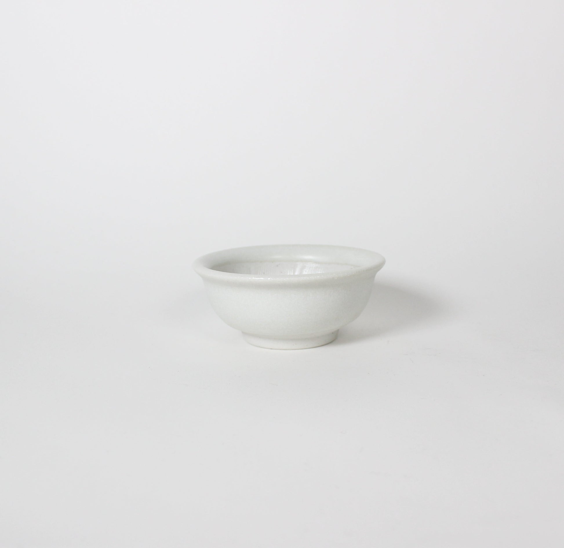 Japanese Mino-ware Ceramic Mini Mortar, White