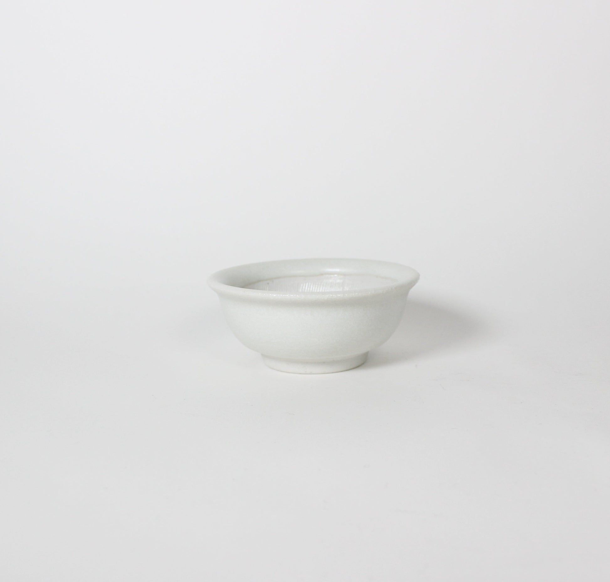 Japanese Mino-ware Ceramic Mini Mortar, White