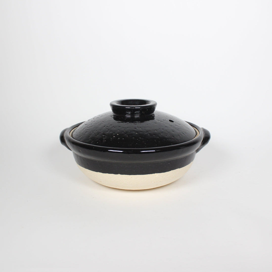 Japanese Iga-yaki Donabe Cooking Pot, Black, 2 Sizes