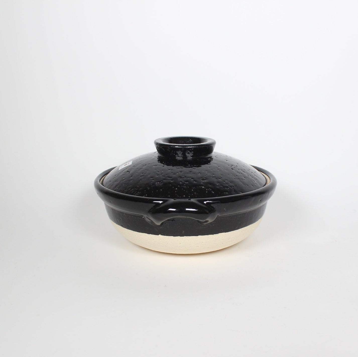 Japanese Iga-yaki Donabe Cooking Pot, Black, 2 Sizes