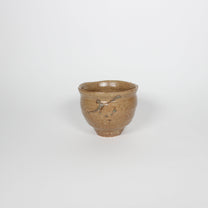 Japanese Shigaraki Ceramic Tea Cup, Yellow