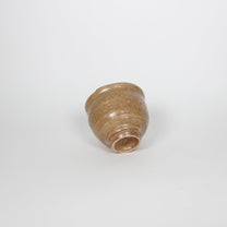 Japanese Shigaraki Ceramic Tea Cup, Yellow