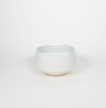 Japanese Mino-Yaki Ceramic Matcha Bowl, White