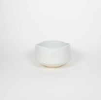 Japanese Mino-Yaki Ceramic Matcha Bowl, White