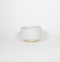 Japanese Mino-Yaki Ceramic Matcha Bowl, White