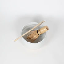 Japanese Mino-Yaki Ceramic Matcha Bowl, White