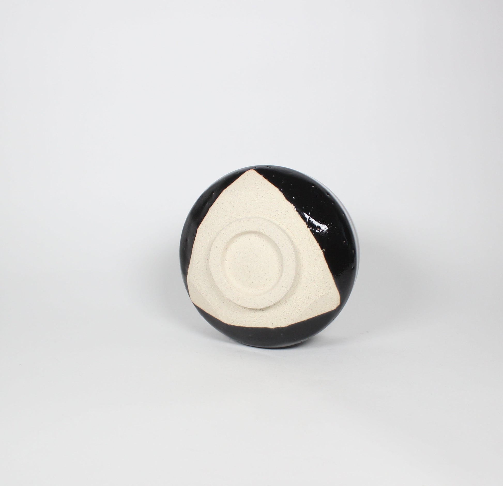 Japanese Mino-Yaki Ceramic Matcha Bowl, Black