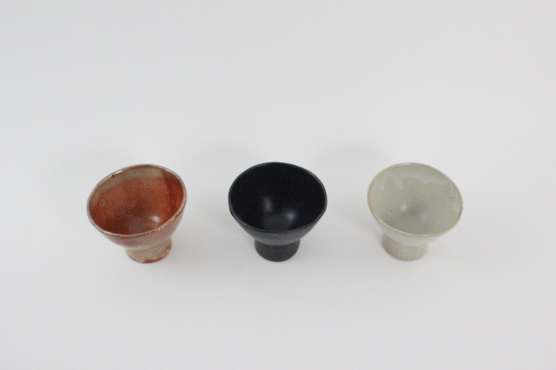 Korean Ceramic Highstand Bowls (Set)