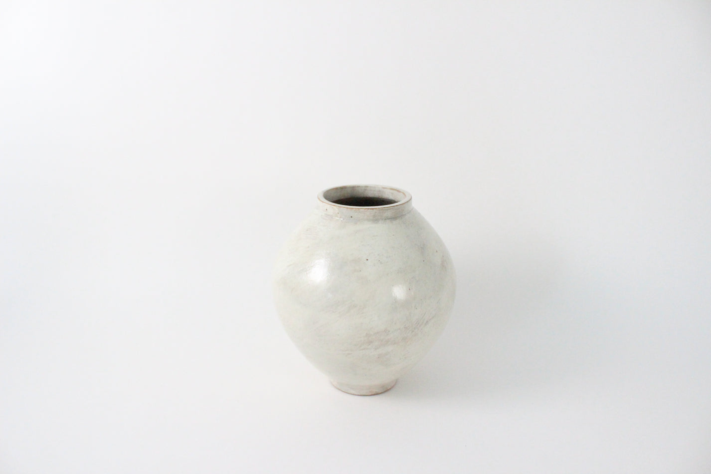 Korean Buncheong Moon Jar