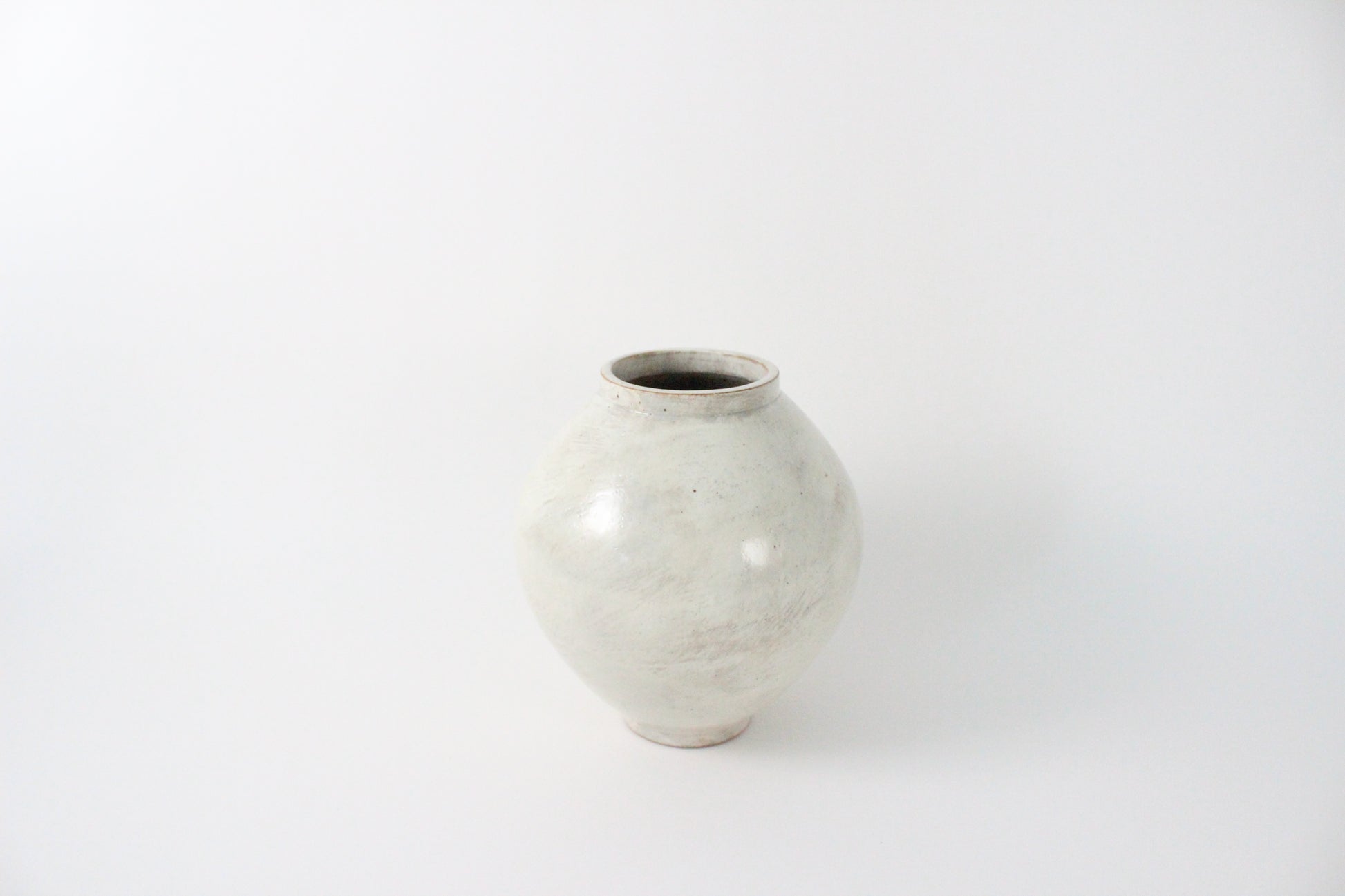 Korean Buncheong Moon Jar