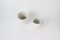 (KR) Seashell tall cup in soft cream
