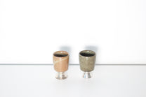 Korean Silver footed Mini Shot Cups