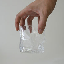 Japanese Crinkle Shiwa Old-Fashioned K101 Glass Cup