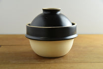 Japanese Kamacco Rice Cooker Donabe, Black
