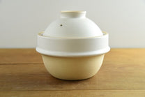 Japanese Kamacco Rice Cooker Donabe, White
