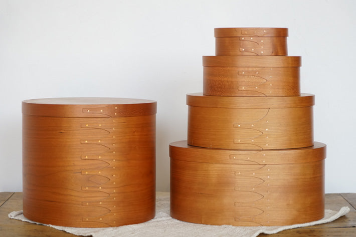 Cherry Shaker Oval Box, 4 Sizes