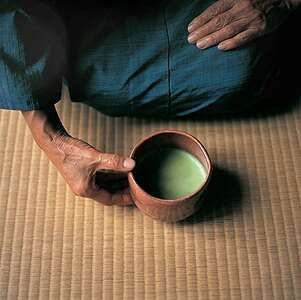 Japanese Aka Raku Ceramic Tea Bowl
