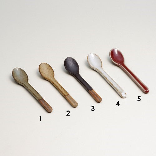 shigaraki ceramic spoons